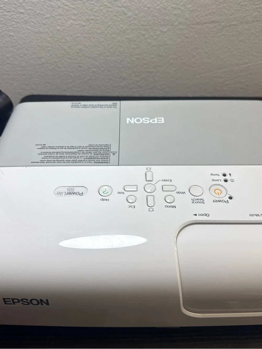 Epson White Compact Home/Office Projector